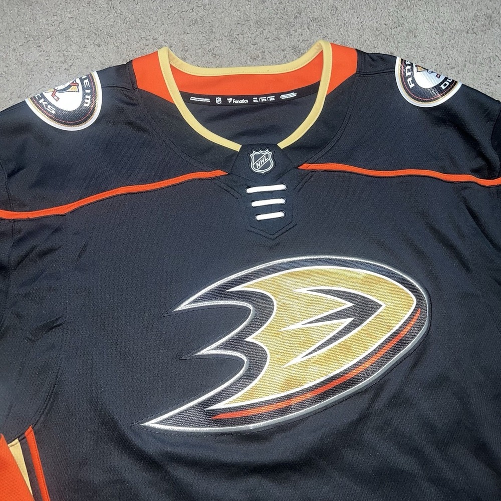 Fanatics NHL Anaheim Ducks 3XL Breakaway Black Home Jersey Mens